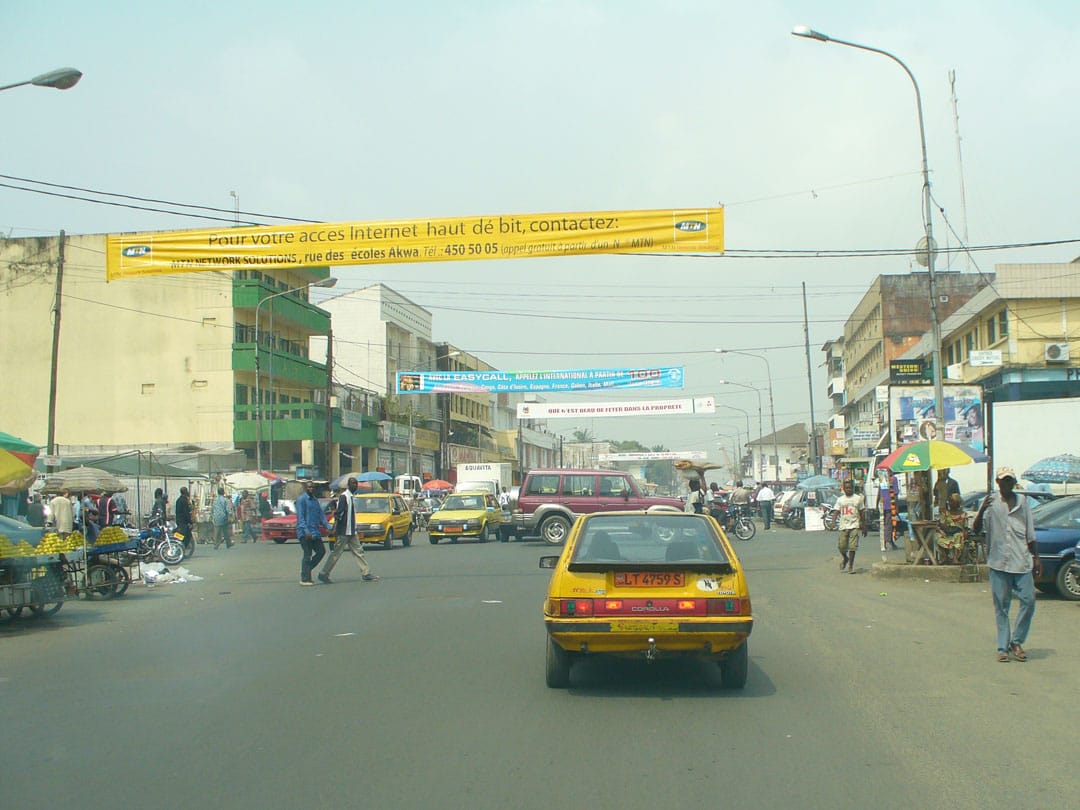 Doala, Cameroon, busy street