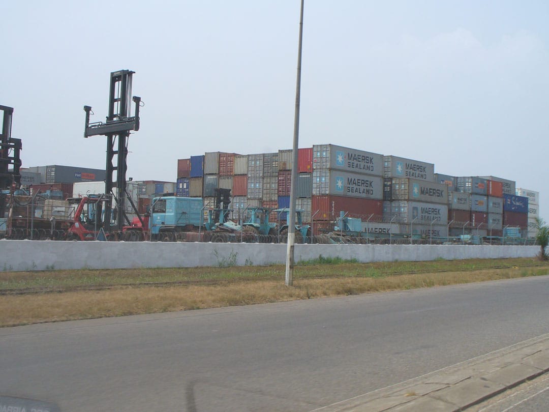 Douala, Cameroon, busy port