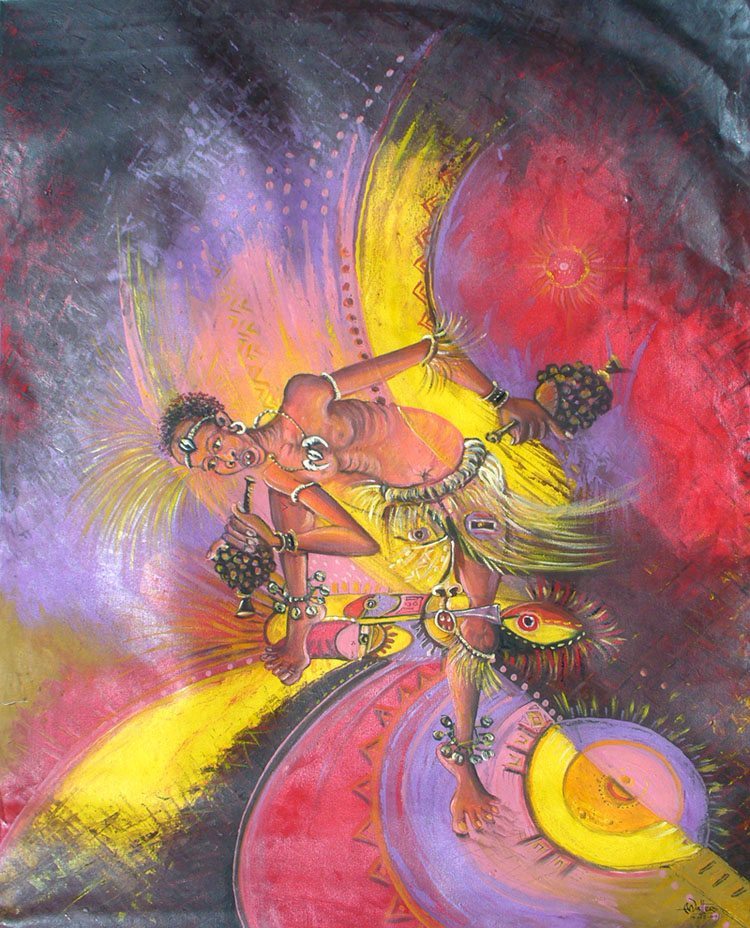 The Dancer II surreal dance painting