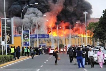 Nairobi Airport fire