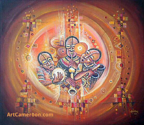 African Band painting