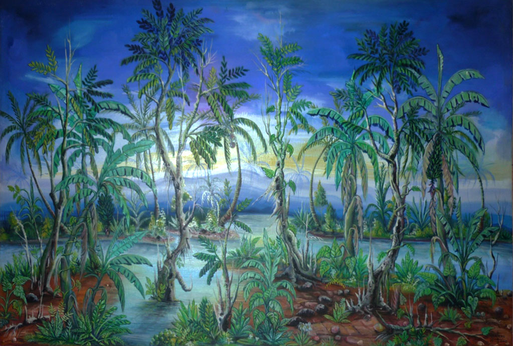 DAfrican Landscape 2 painting