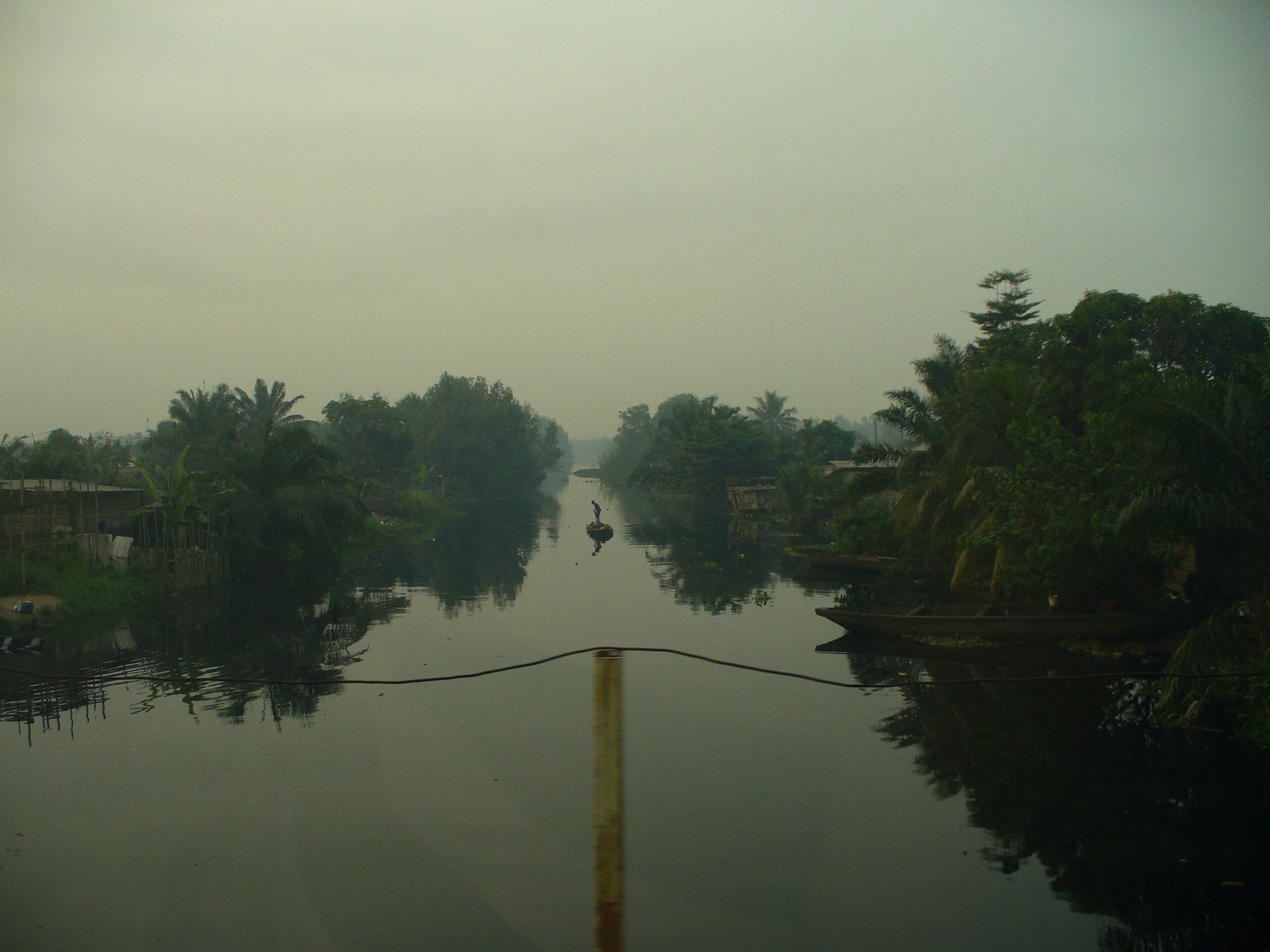 Dreamy Cameroon river scene 