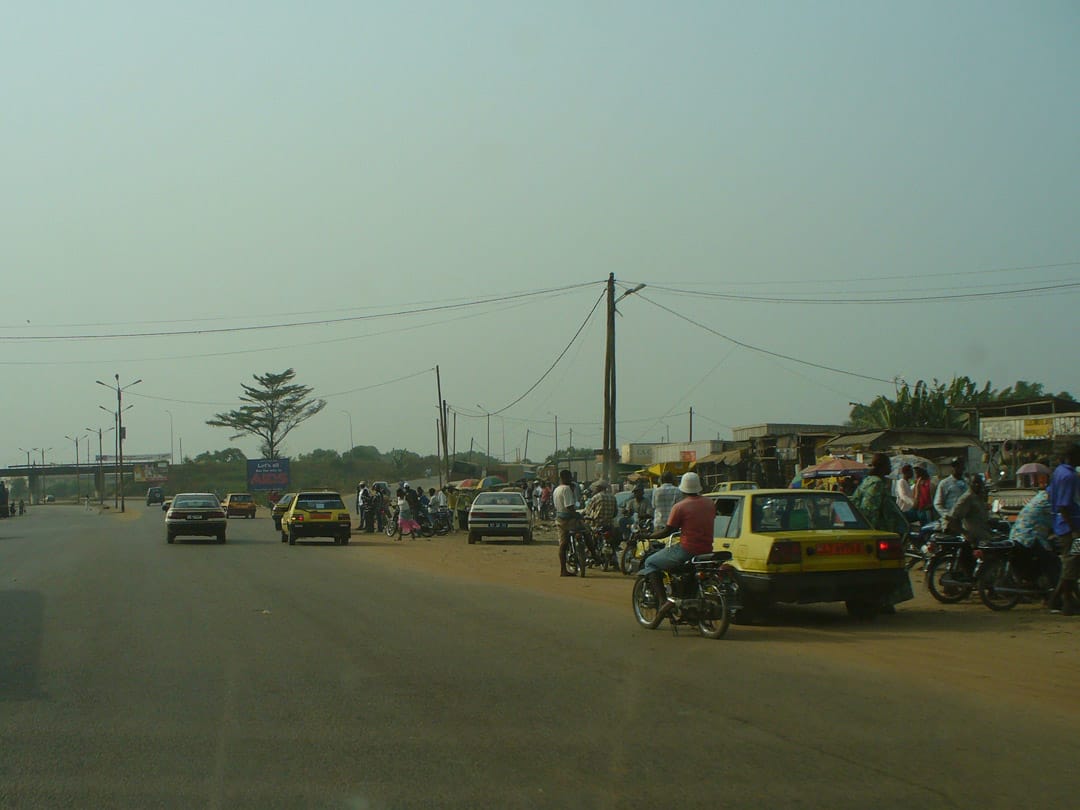 Cameroon highway scene