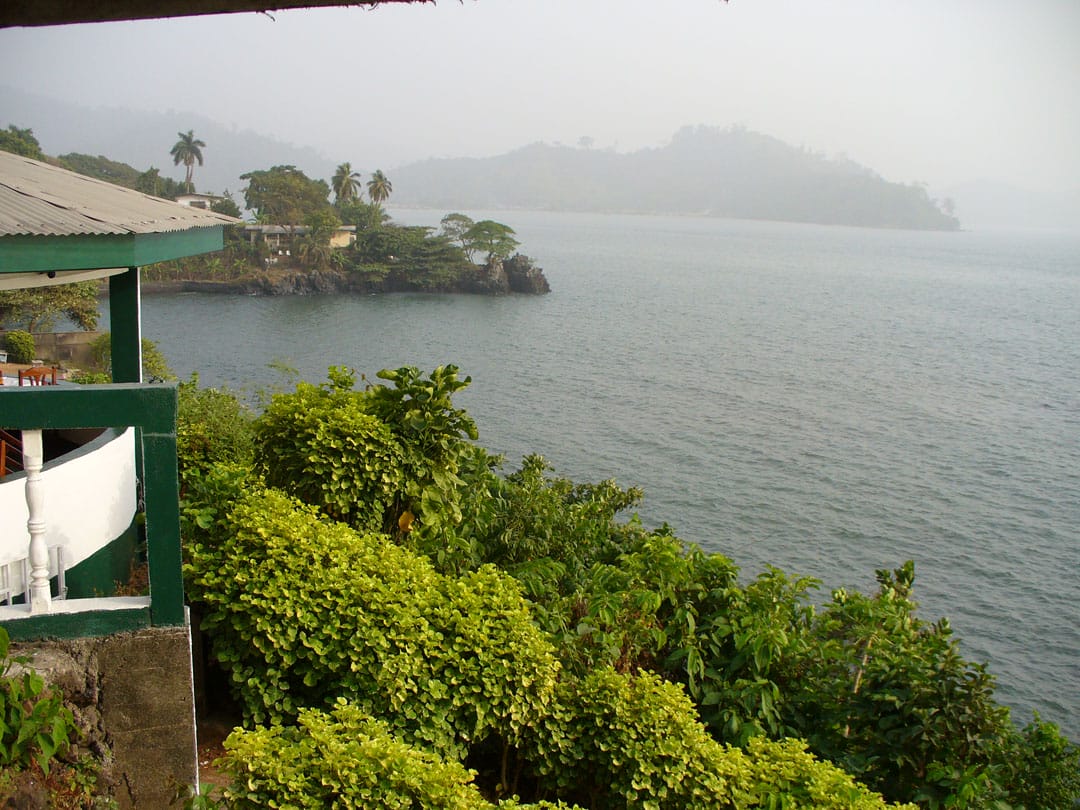 Cameroon cliffside café