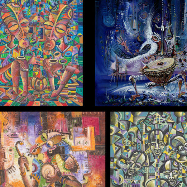 African art prints collage 1a