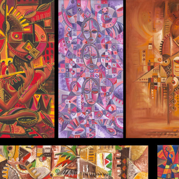 African art prints collage 2a