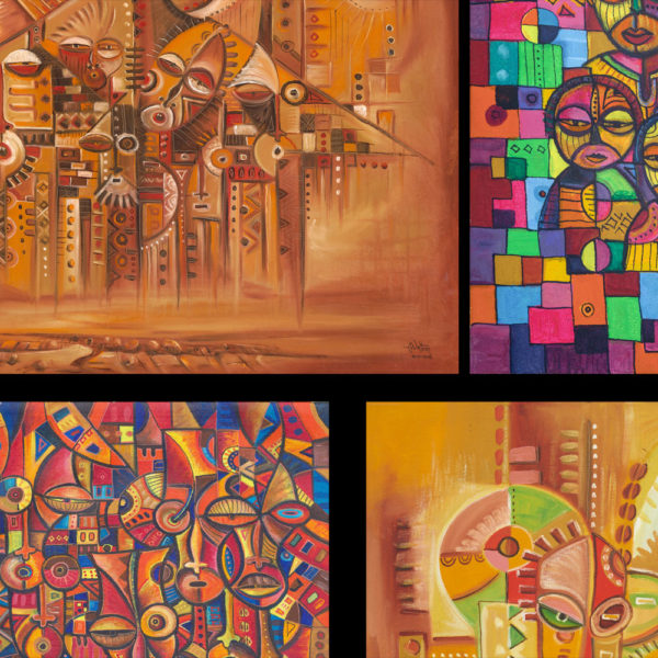 African art prints collage 2b