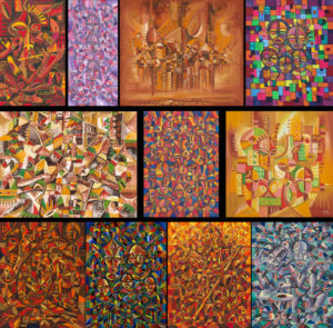 African art prints collage 2