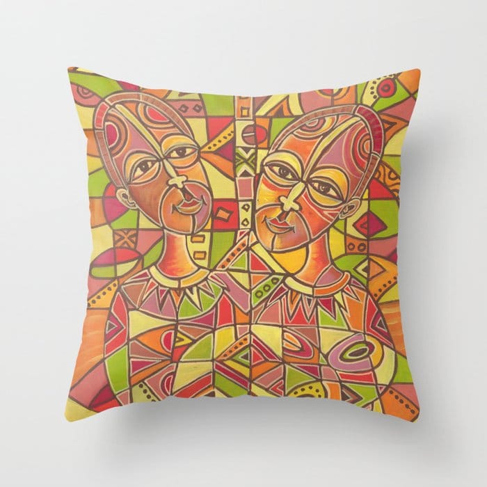 Couple painting Pillow