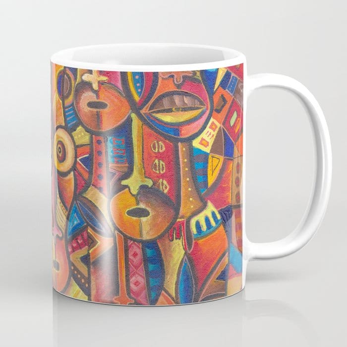 Faces 6 coffee mug