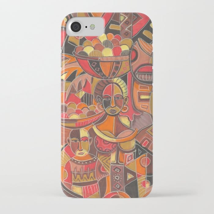 Fruit Sellers iPhone case