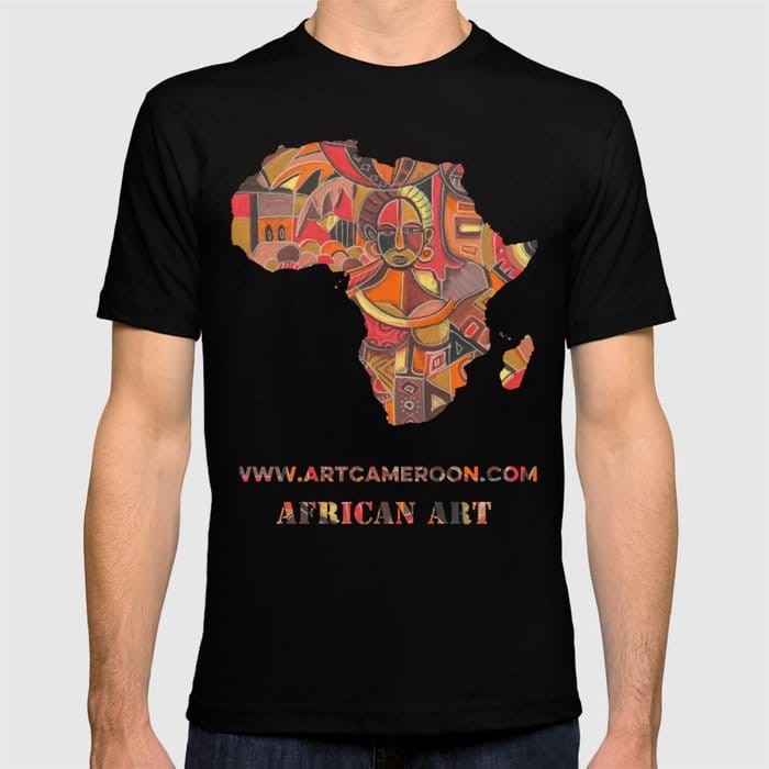 Fruit Sellers African art t-shirt