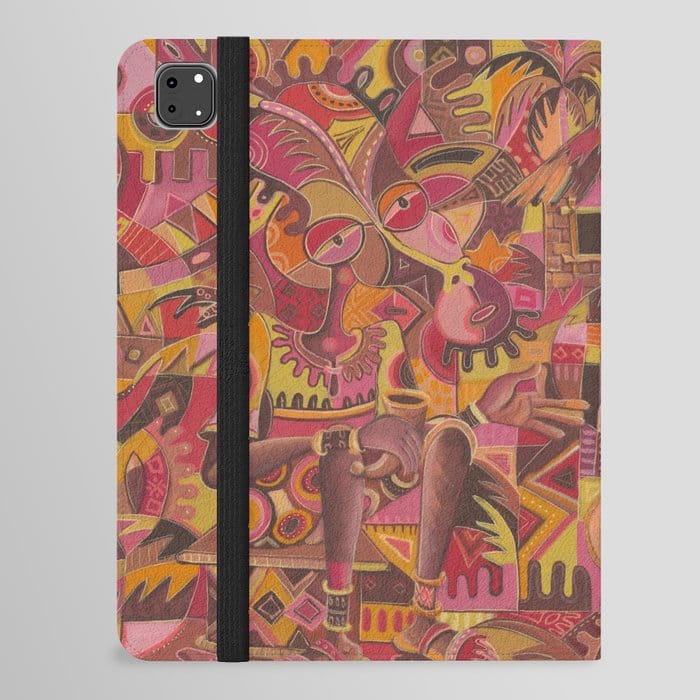 The Happy Villagers iPad Folio Case