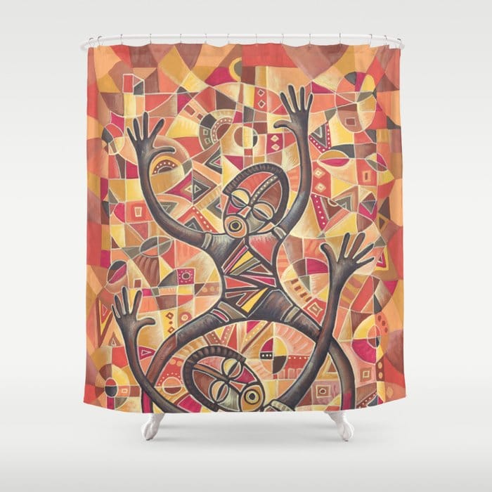 Dancers shower curtain