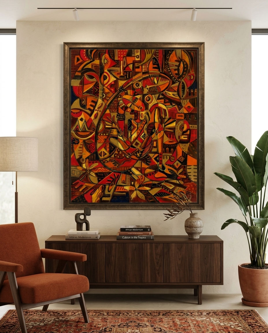 Mother and Child 7 intimate painting framed Mother and Child 7 intimate painting framed