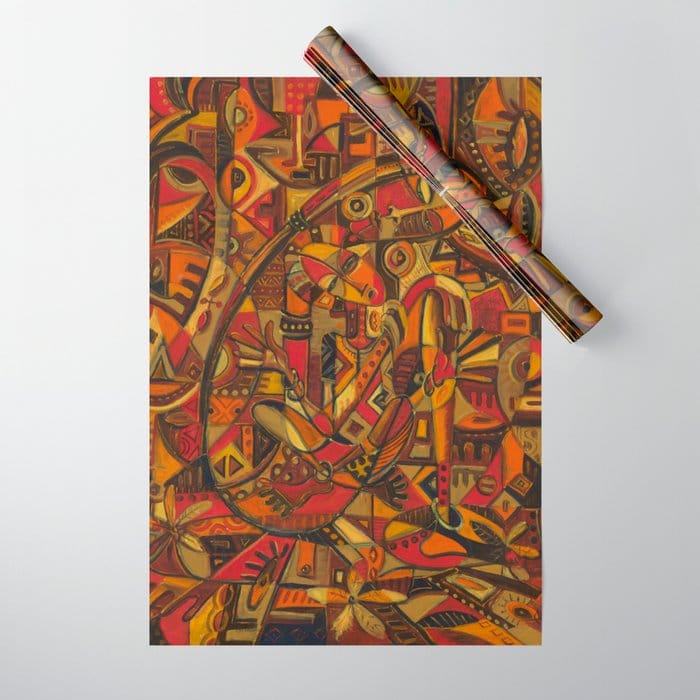 Mother and Child 7 wrapping paper