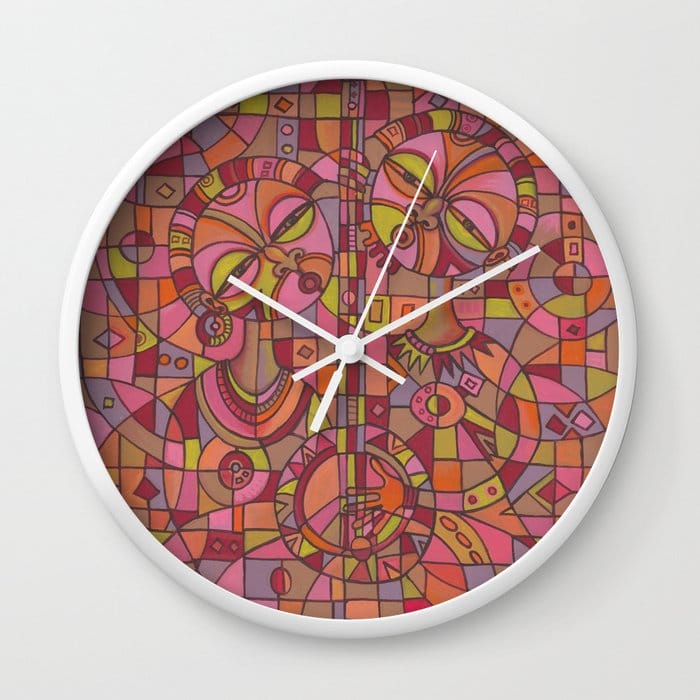 Music is Love 5 Wall clock