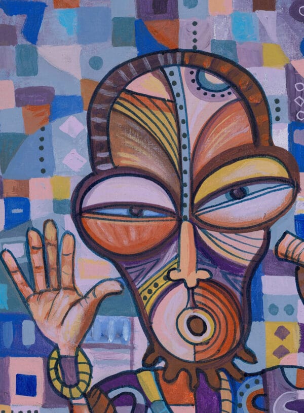 The Drummer and Flutist 4 giclée art print - Image 2