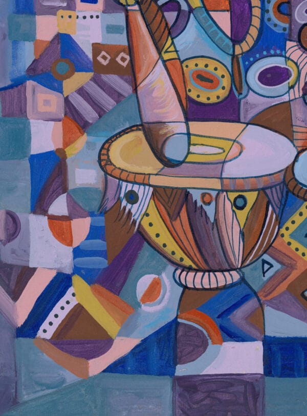 The Drummer and Flutist 4 giclée art print - Image 5