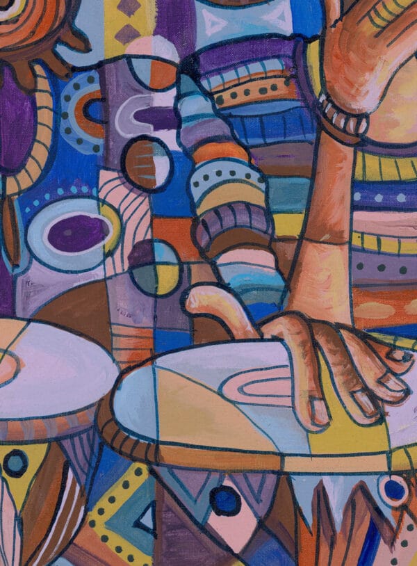 The Drummer and Flutist 4 giclée art print - Image 6