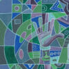 The Flutist 7 abstract figurative music painting close