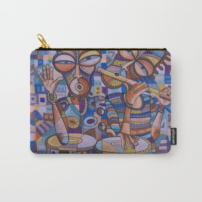 The Drummer and Flutist 4 carry-all pouch