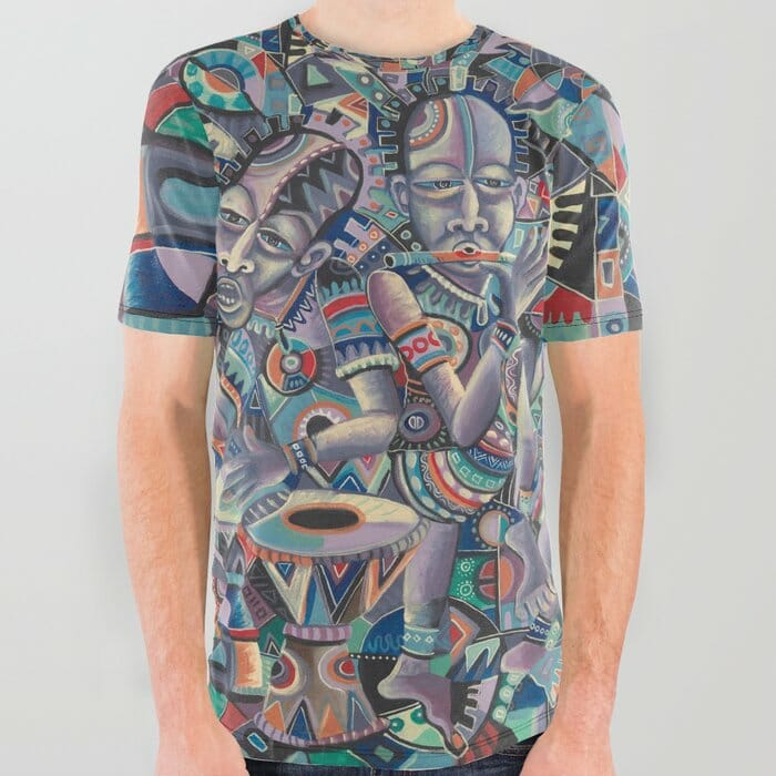 The Drummer and the Flutist 2 t-shirt