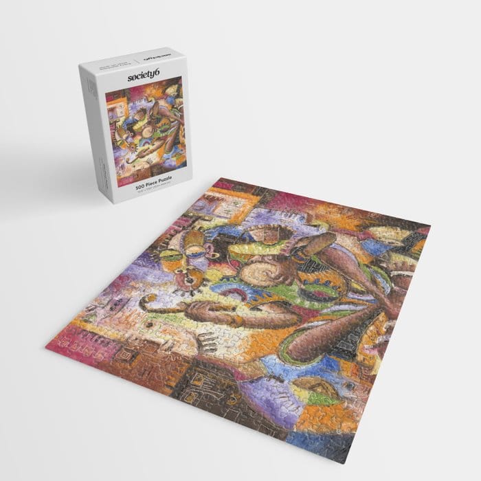 The Drummer African jigsaw puzzle