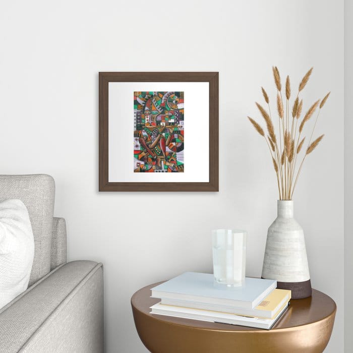 The Flutist 6 painting framed art print