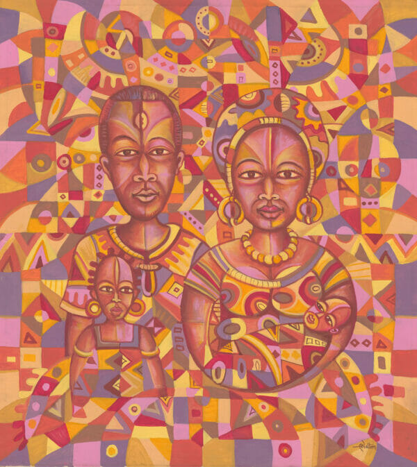 The Happy Family 21 African art