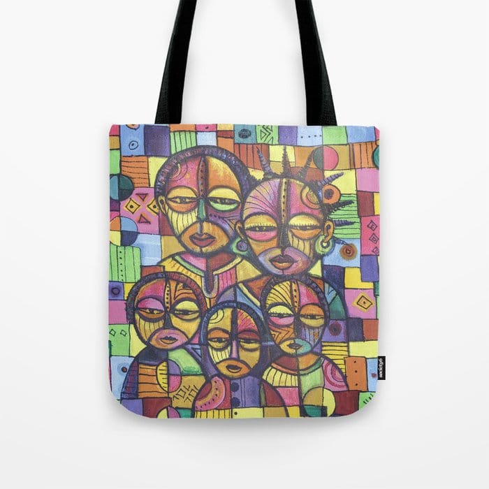 The Happy Family VI tote bag