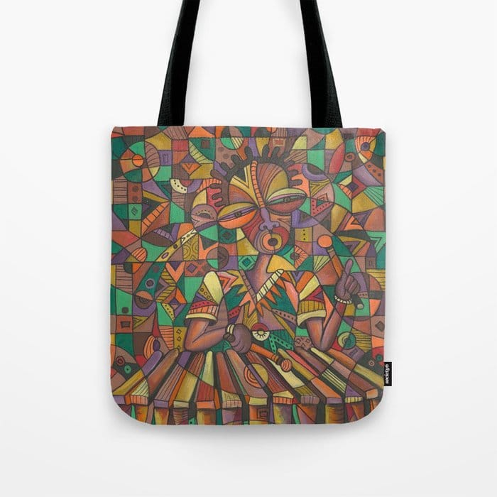 Xylophone Player tote bag