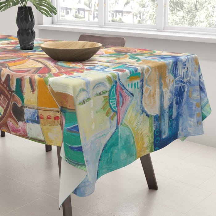 Welcome African tablecloth