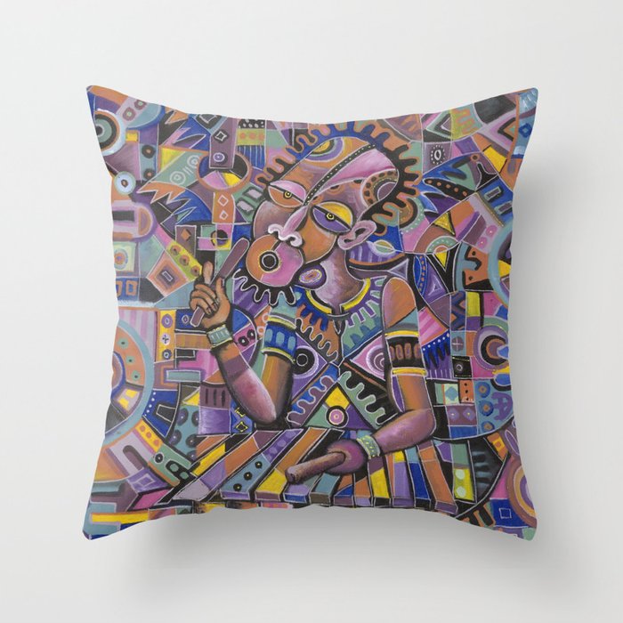 The Xylophone Player 2 pillow